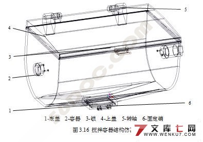 卧式搅拌器结构设计