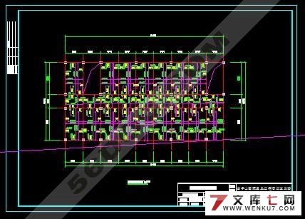 四层框架结构温泉度假酒店客房楼设计