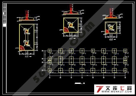 四层框架结构汽车综合性能监测站办公楼设计