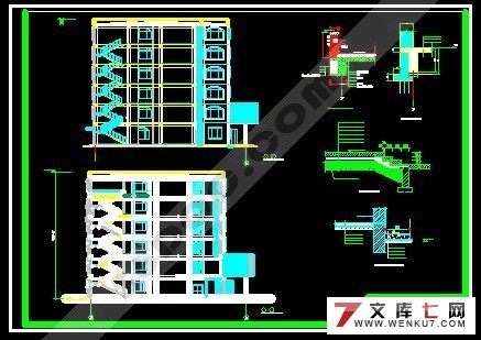 六层钢筋混凝土现浇结构办公楼设计(电算)