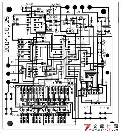 AVR单片机(ATmega8)试验仪的设计