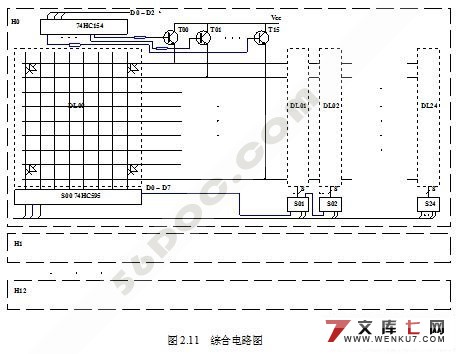 小型单色点阵LED电子显示屏的设计