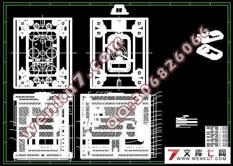 PDA后盖塑料模具设计(CAD+Proe)