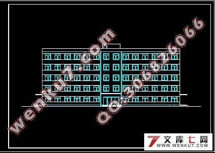 五层框架结构大学教学楼设计(www.wenku7.com)