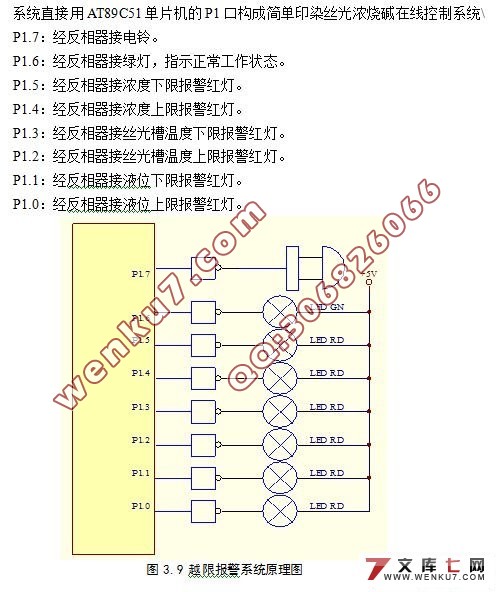 基于AT89C51的(印染丝光过程)浓烧碱在线控制系统设计