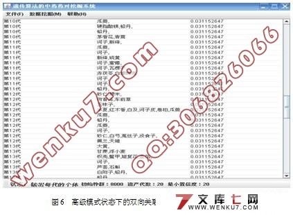 基于遗传算法的中药药对挖掘系统的设计(附Java代码)
