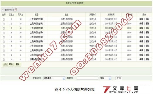 基于SSH的校园二手书交易平台的设计与实现(MySQL)