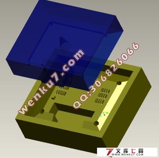 液晶显示器以及底座的模具三维造型设计(Proe)