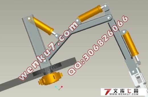 校园垃圾拾捡机器人控制机构设计(CAD和三维Proe)