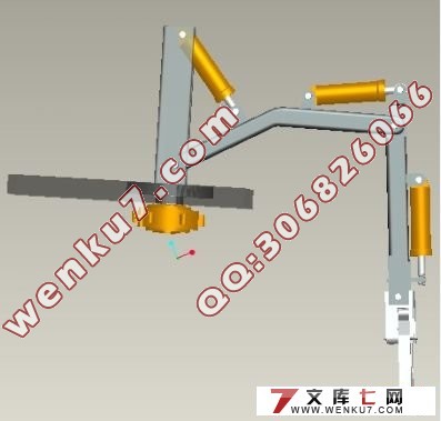 校园垃圾拾捡机器人控制机构设计(CAD和三维Proe)