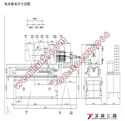 车床主轴箱箱体右侧10-M8螺纹底孔组合钻床设计
