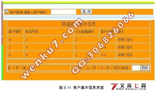 面向联通用户的客户管理子系统的设计(MySQL)