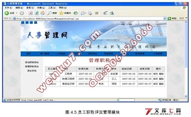 软通动力公司人事管理系统的设计(SQL2000)