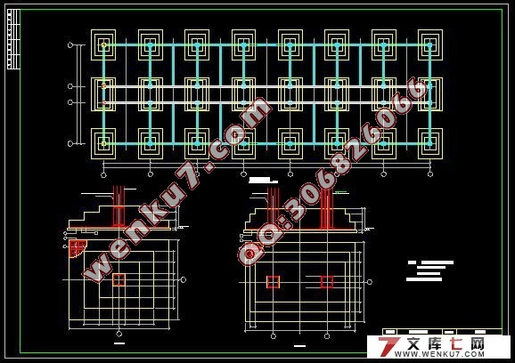 五层框架结构建筑面积(5000平米)宾馆设计