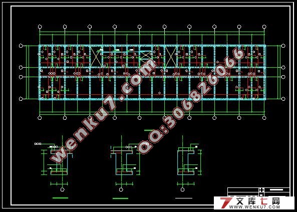 五层钢框架结构宾馆设计(建筑设计,结构设计,施工组织设计)