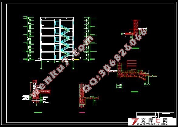 五层钢框架结构宾馆设计(建筑设计,结构设计,施工组织设计)