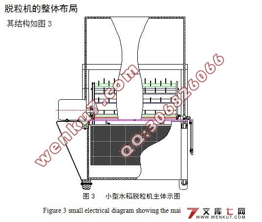 小型水稻脱粒机的设计(含cad零件图和装配图)