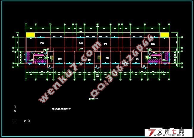 六层4600平米商住楼建筑结构设计(含CAD建筑图,结构图)