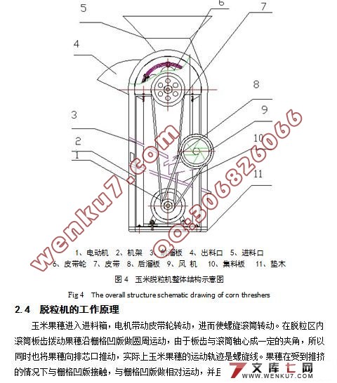 小型电动玉米脱粒机的设计