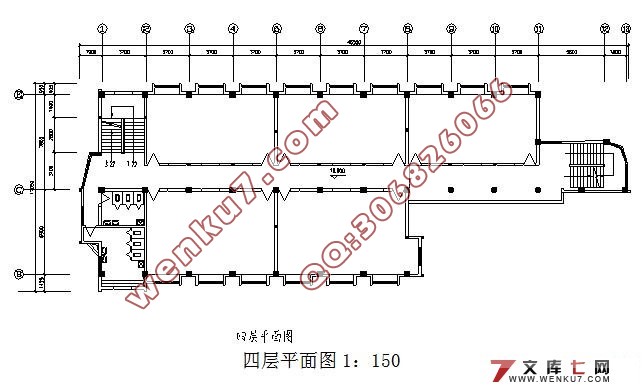 成都市某高校五层3000平米办公楼综合楼设计
