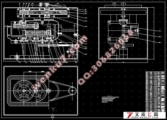 钢筋弯曲机的结构及其仿真设计(CAD+UG三维建模)