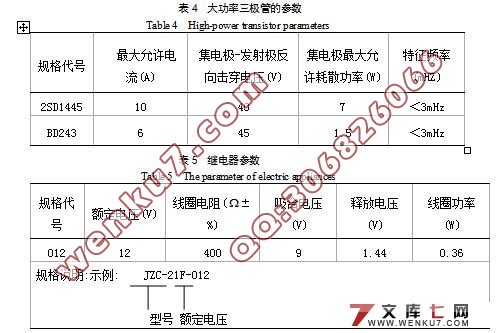 点火系主要元件比较测试仪的设计与试制