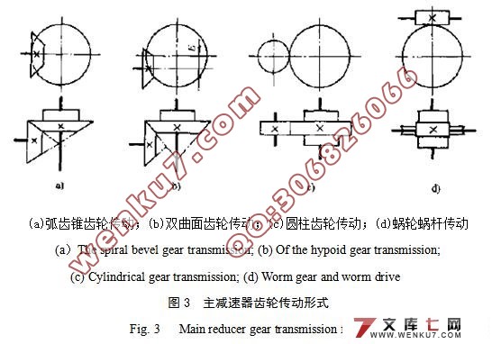 两驱皮卡驱动桥设计