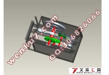 钢筋切断机仿真设计(CAD,ProE三维造型)