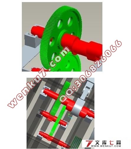 钢筋切断机仿真设计(CAD,ProE三维造型)