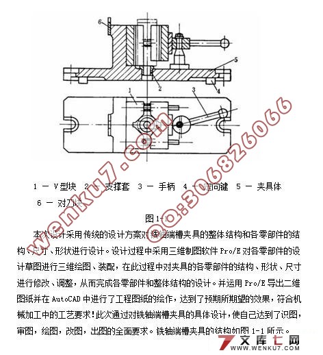 吹风机凸模加工的数控编程及铣轴端槽夹具的设计(CAD,Proe三维造型)