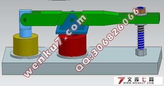 塑料壳凹模加工的数控编程及螺旋压板机构的设计(CAD,UG三维建模)