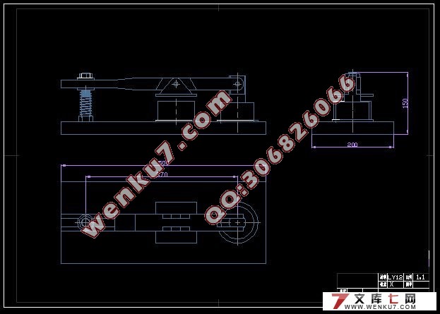塑料壳凹模加工的数控编程及螺旋压板机构的设计(CAD,UG三维建模)
