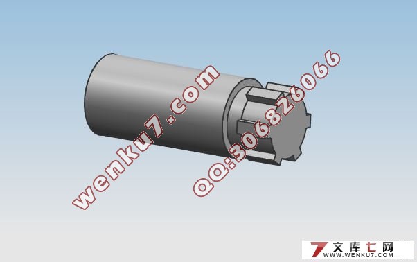 花键轴的数控加工工艺(UG三维,CAD)