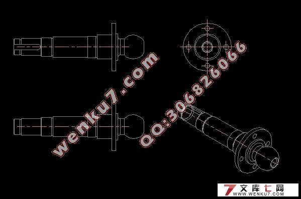 简易传动轴的数控加工工艺分析(UG三维,CAD)