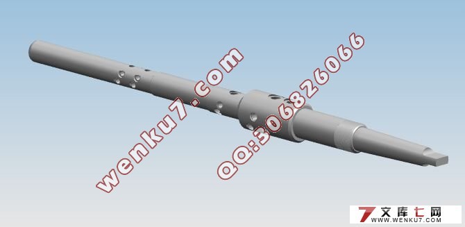 镗杆数控加工工艺及程序设计(UG三维,CAD)