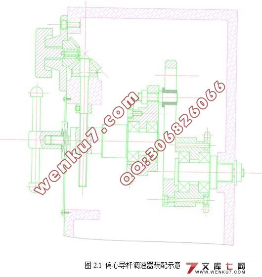 偏心导杆调速器的设计(CAD,Proe三维造型)
