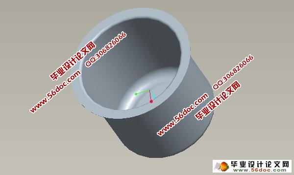 两次正拉深模的设计(CAD,Proe三维)