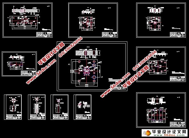 盖圈注塑模设计(CAD,Proe三维)