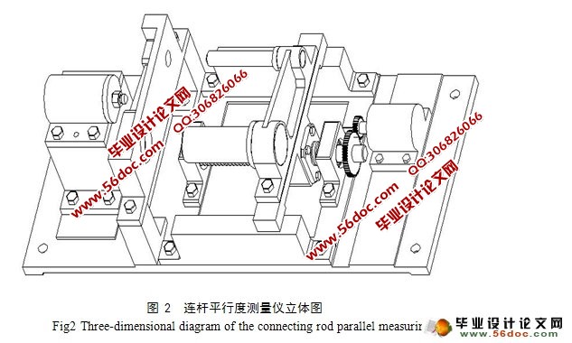 连杆端孔轴线平行度自动检测仪的设计