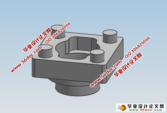 典型铣削零件的数控加工工艺及编程(CAD,UG三维)