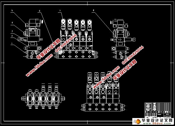Һѹ������������(��CAD���װ��ͼ,Proe��άͼ)