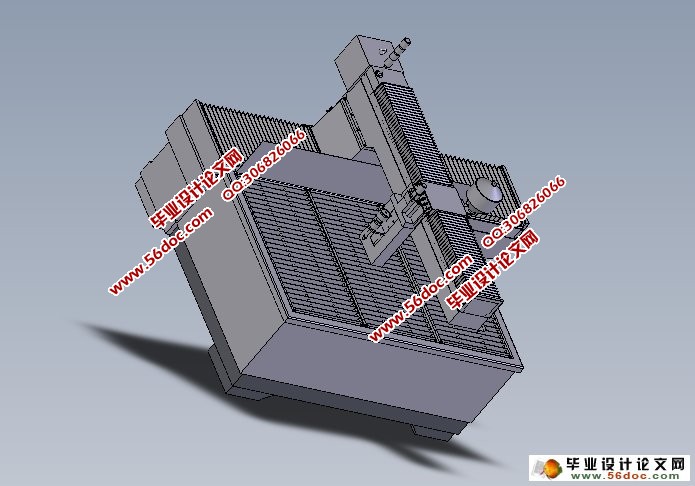 三轴数控平面水射流切割机床设计(SolidWorks三维)