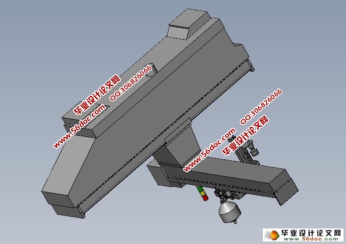 三轴数控平面水射流切割机床设计(SolidWorks三维)