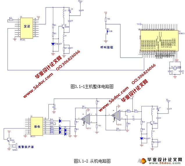 家庭智能紧急呼救系统设计(附电路图,程序)