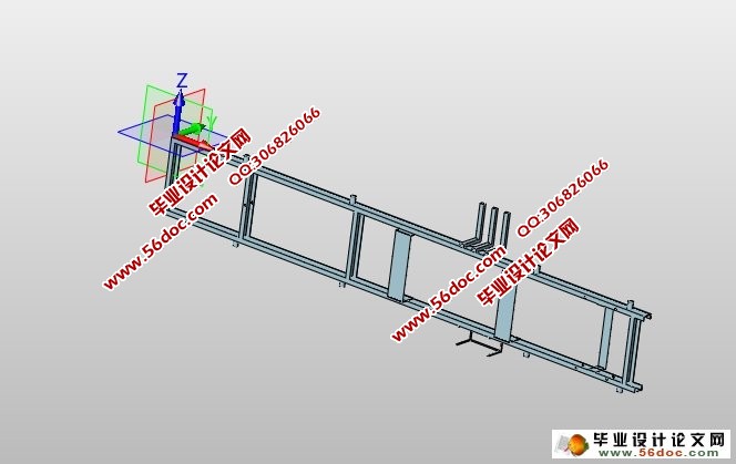 载重汽车车架有限元分析ANSYS(含CREO三维图)