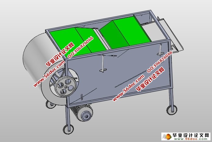 С����(��ɸʽ)��ѡ�������(ũҵ��е)(��CADͼ,SolidWorks��ά)
