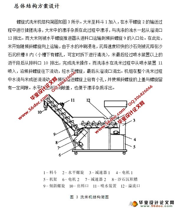 谷物清洗机的结构设计(含CAD零件装配图)