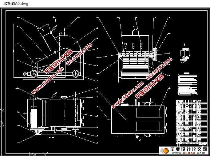  PSJ100�͸�ЧС����������(��CAD���װ��ͼ)