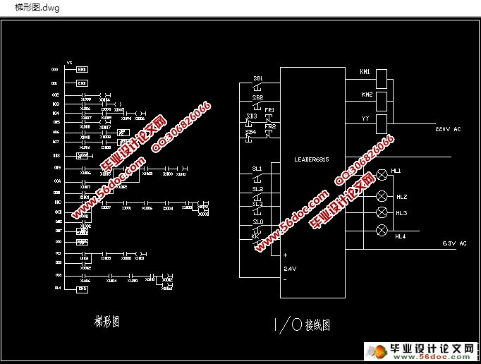 基于PLC 控制的水塔水位设计(附原理图,梯形图)