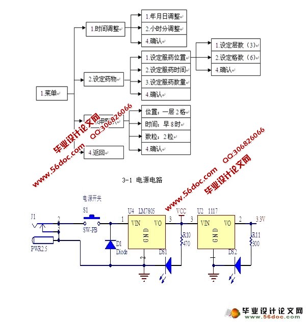 多功能电子医药盒的设计(附程序,电路图)